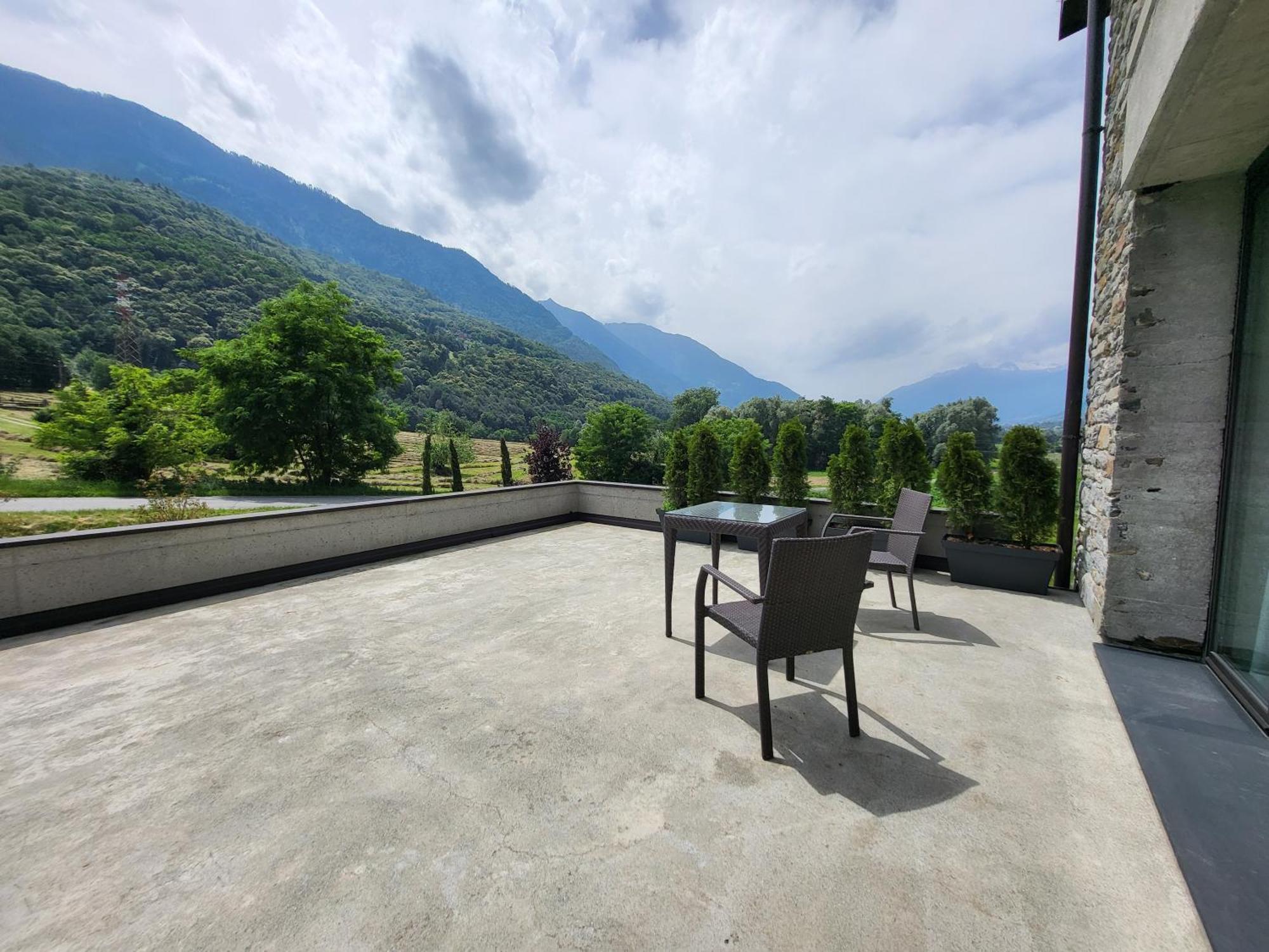 Agriturismo B&B Caffe E Vino Sondrio Exterior foto
